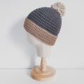 Crochet Hat - The Boulevard Beanie (Gray)